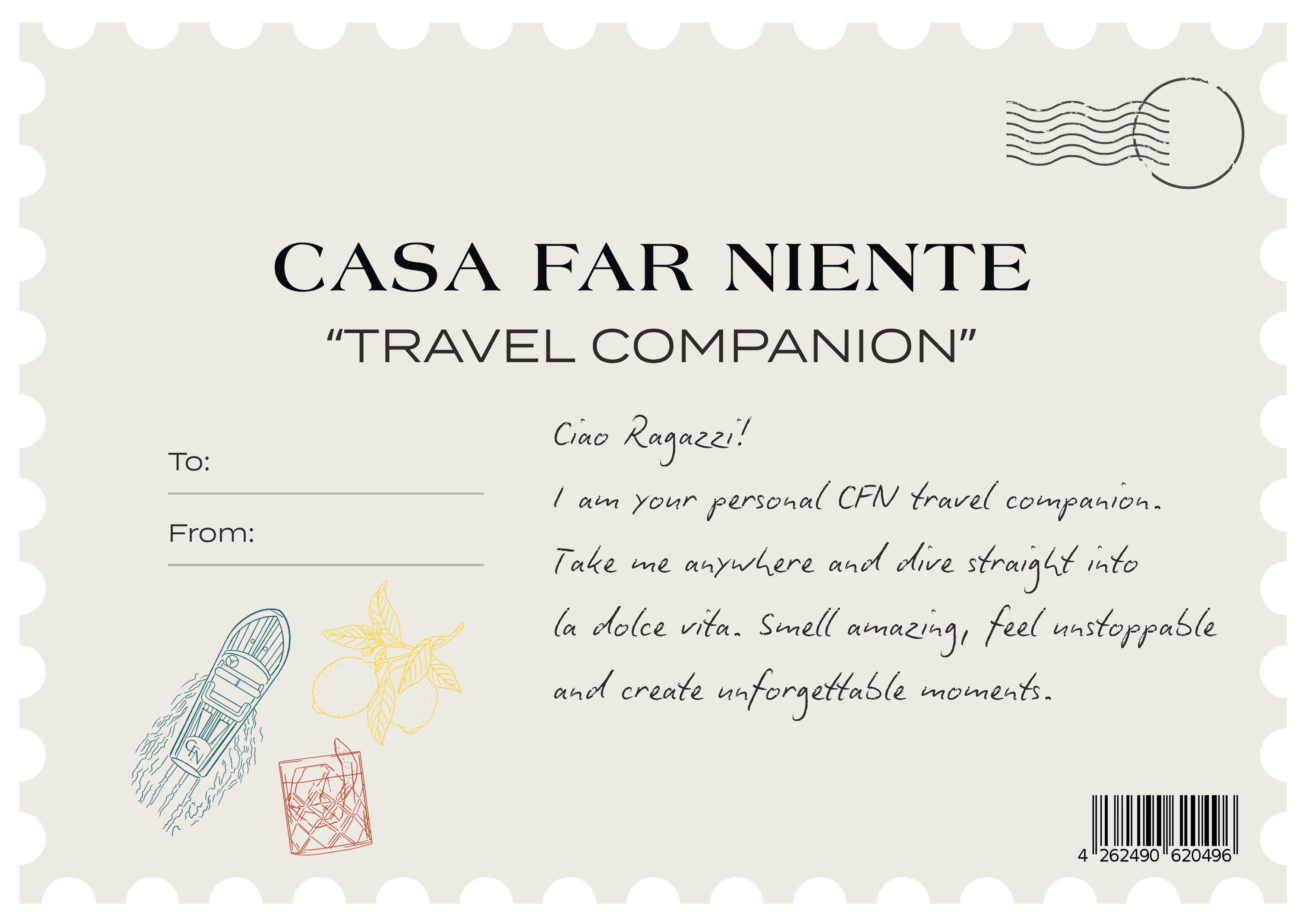 Casa Companion Postcard