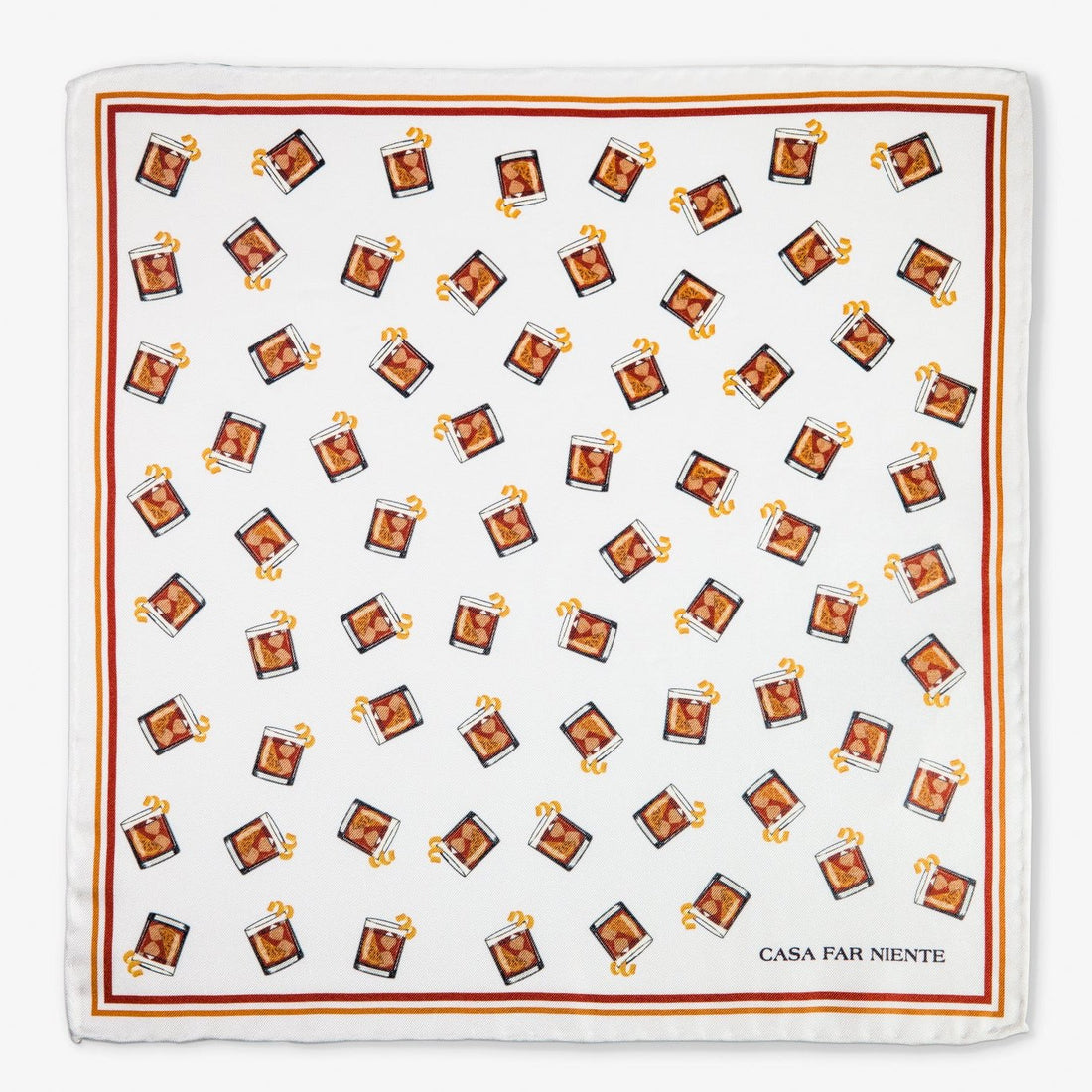 Negroni Nights Pocket Square