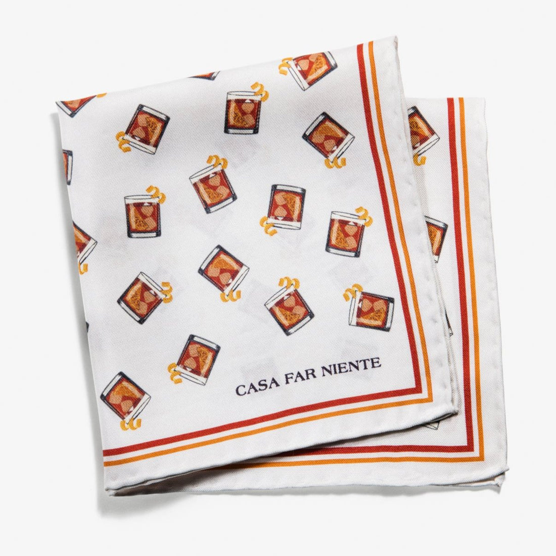 Negroni Nights Pocket Square