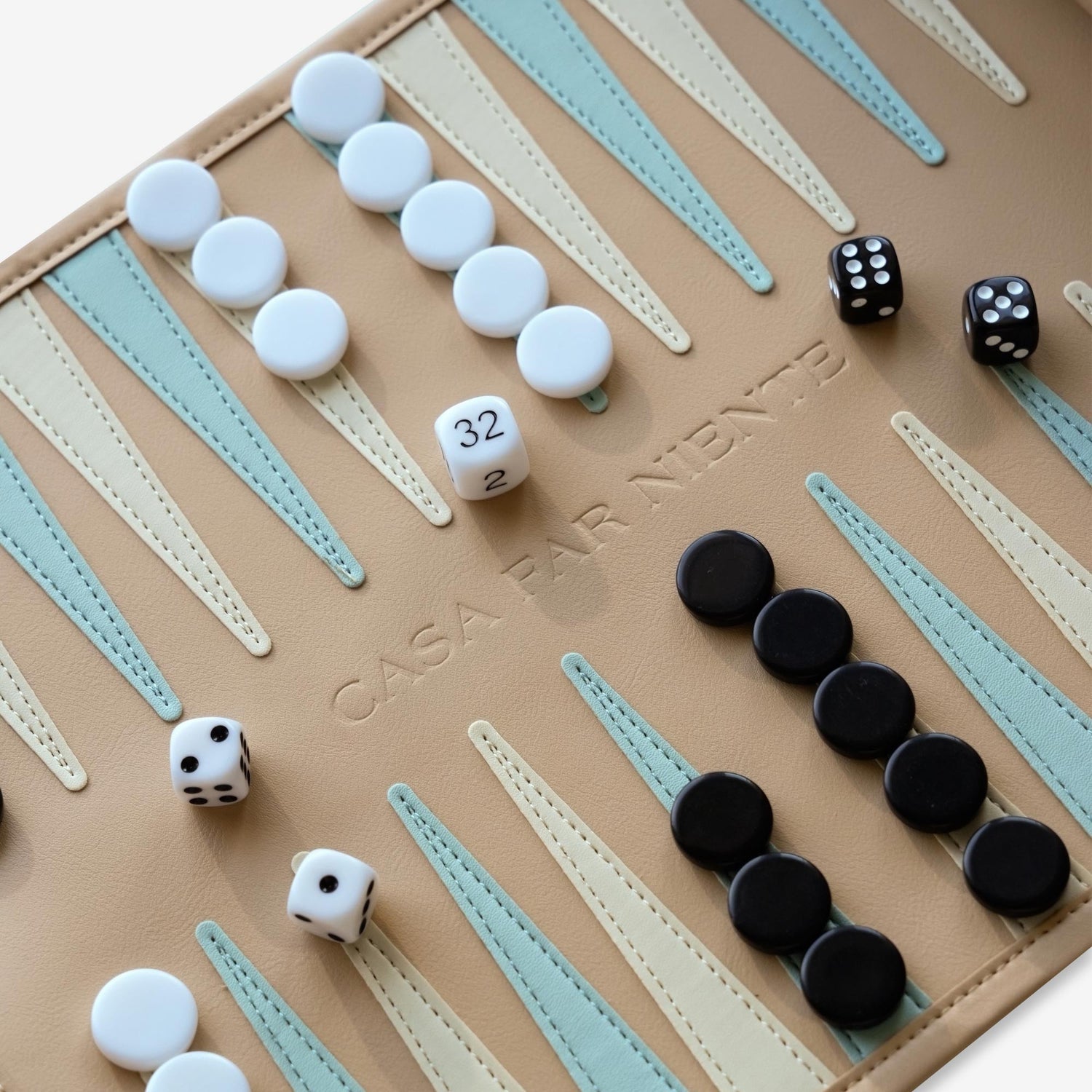 Casa Far Niente Backgammon Travel Roll