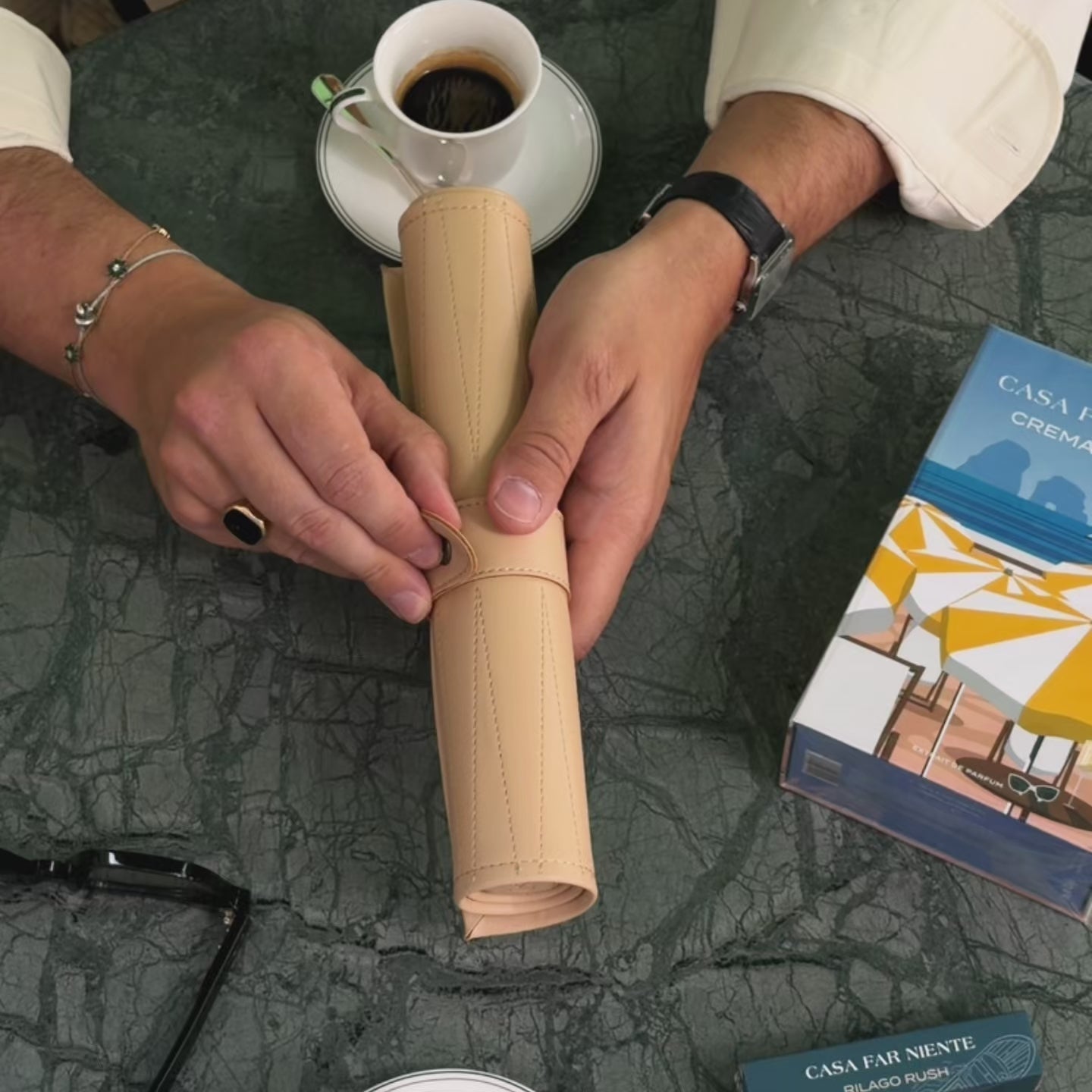 Casa Far Niente Backgammon Travel Roll